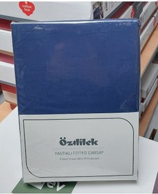 Resim Özdilek Colourist Fitted Tek Kiş.çarşaf Seti 100x200 Pasifik Mavi Mavi 