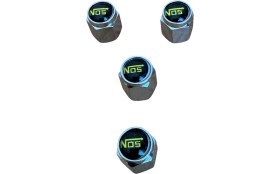 Resim Universal Nos Logolu Metal Siyah Sarı Renk 4 Adet Sibop Kapak 