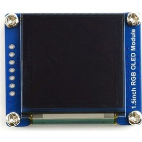 Resim Waveshare 128x128 Genel 1,5 İnç Rgb Oled Ekran Modülü, Spı Arayüzü İle 16 Bit Yüksek Renk 