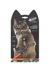 Resim M-pets Wıld Jungle Kedi Göğüs Tasması Set 