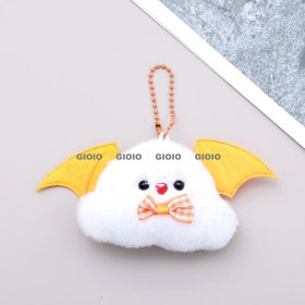 Resim Silver1 Sevimli Peluş Küçük Kolye Diy Takı Aksesuarları Broş Sırt Çantası Çekicilik Peluş Anahtarlık (Yurt Dışından) 