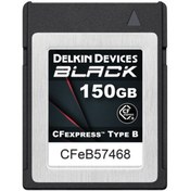 Resim Delkin 150gb Black Cfexpress Type B Hafıza Kartı (DCFXBBLK150) 