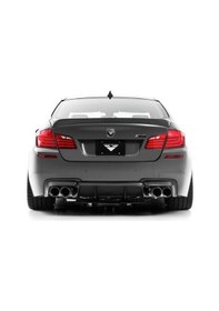 Resim Bmw F10 M5 Vorsteiner Arka Tampon Difüzörü Pianoblack 5 Serisi 2011 / 2016 