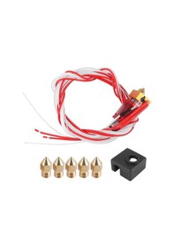 Resim Ender 3/ender 3 Pro İçin 3d Yazıcı Ekstruder Montajlı Mk8 Sıcak Uç Kiti 