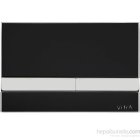 Resim VitrA Select 740-1101 Kumanda Paneli, Siyah - Krom 