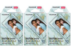 Resim Instax Mini Blue Marble 10x3 Film Seti Renkli 