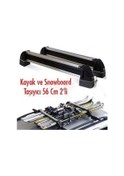Resim Kilitli Snowboard/kayak Bagajı 56 Cm 2'li 