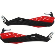 Resim Dream011 Kırmızı 2 Adet Evrensel 7/8'' 22mm Karbon Motosiklet El Koruyucu - Hafif, Sağlam 