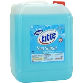 Resim Titiz Menekşe Mavi Sıvı Sabun 5 L 