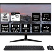 Resim HP ACER ASPİRE C24-1700 i5 1235U 48GB RAM 512GB SSD 23.8" FHD 