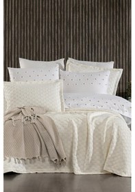 Resim Çeyiz Diyarı Fiona 10 Parça Pikeli Çeyiz Seti Krem Krem 