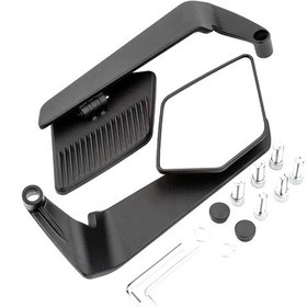 Resim Synodicmonth Motosiklet Aksesuarları Aynalar Gizli Kanatlı Aynalar Yamaha Mt 03 07 09 R1 R3 R7 Xmax Ktm İçin Ayarlanabilir Aynalar 