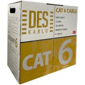 Resim Des Kablo Cat 6 Utp 23 Awg Bakır 305M 