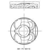 Resim Pıston Segman 0.50mm 77.50mm Bmw N13 B16 F20 F30 Mını N18 R55 R56 R58 R59 R60 Peugeot 5fw Ep6 5008 308 3008 207 Cıtroen C3 C4 11257601181-11257584117-0628w4 