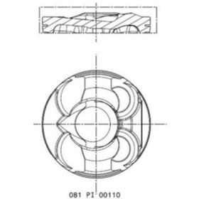Resim Pıston Segman 0.50mm 77.50mm Bmw N13 B16 F20 F30 Mını N18 R55 R56 R58 R59 R60 Peugeot 5fw Ep6 5008 308 3008 207 Cıtroen C3 C4 11257601181-11257584117-0628w4 