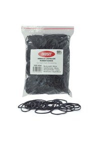 Resim Ekoset Kauçuk Paket Ambalaj Toka Para Lastiği 40Mm Siyah 1Kg 