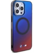 Resim İphone 15 Pro Max Uyumlu Kılıf Bmw Magsafe Şarj Özellik Transparan Renk Geçişli Lisanslı 