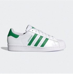 Resim adidas Superstar Unisex Beyaz Spor Ayakkabı Düz Ie9047 Beyaz 