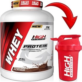 Resim Protein Tozu 2280 Gr Çikolata Aromalı Whey Protein Tozu 24 Gram Protein 76 Servis Shaker Hediyeli 