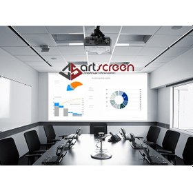 Resim Artscreen 450X350 Cm Motorlu Kumandalı Projeksiyon Perdesi 