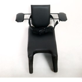 Resim Yamaha Nmax Motosiklet Çocuk Koltuğu, Emniyet Kemerli Deri Kollu 