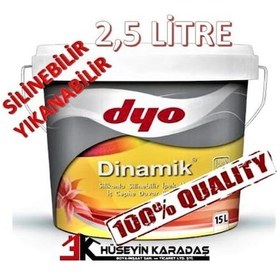Resim Dyo Dinamik Silikonlu Silinebilir Ipek Mat Iç Cephe Boyas 2,5 Lt 