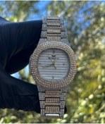 Resim Goldpower Lüks Metal Taşlı Kordon Takvimli Unisex Kol Saati 