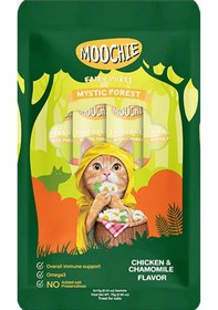Resim Moochie Tavuklu Papatyalı Sıvı Kedi Ödülü 4'lü 5 x 15 G 