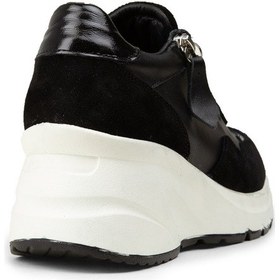 Resim Deery Kadın Hakiki Süet Siyah Dolgu Topuk Sneaker - M9147zsyhc01 