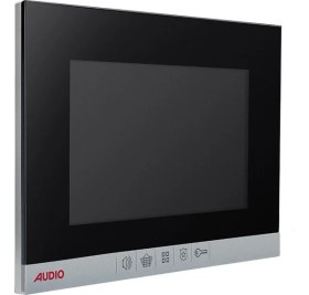 Resim AUDIO 001189 7 Inç Slim Görüntülü Diafon Bus Plus Mekanik Butonlu Siyah 