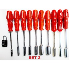 Resim Makroyapı Lokma Tornavida Takımı Lokmalı Tornavida Set Seçin Set 1 