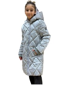 Resim Benitto Kids Kız Çocuk Kapüşonlu Kaban 51329 Gri 