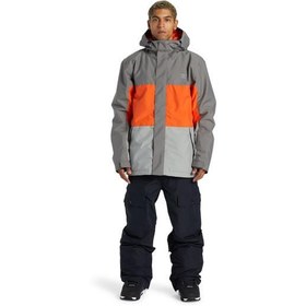 Resim Dc Defy Erkek Gri Snowboard Ceketi 