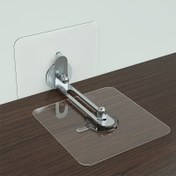 Resim 4/5 Anti-Tip Mobilya Cihazları, Matkap Gerektirmeyen Duvar Montajı Güvenlik Destekleri, Kitaplık, Makyaj Masası, Dolaplar için Plastik Anti-Tip Mobilya Kiti - Vida ile Kolay Kurulum, Mobilya Güvenlik | Modern Tasarım | Kolay Kurulum Cihazları 