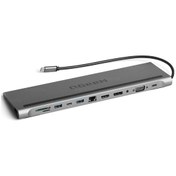 Resim Qgeem QG-UH12 USB type C to HDMI DP VGA TF SD PD RJ45 15W 12 in 1 