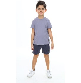 Resim Toontoy Kids Toontoy Erkek Çocuk Şortlu Takım Gri 