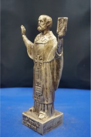 Resim Peder St. Nicholas Demre Dekoratif Heykel Biblo Ev Dekor & Hediyelik Aksesuar 25 Cm 