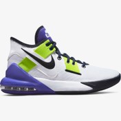 Resim Nike Air Max Impact 2 Unisex Beyaz-Lacivert-Neon Yeşil Basketbol Ayakkabısı 