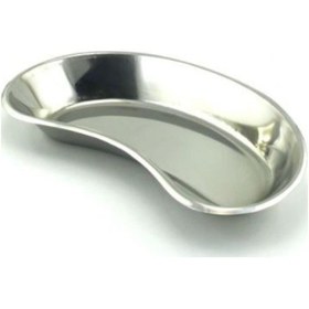 Resim Metal Böbrek Küvet 25cm Paslanmaz Çelik 