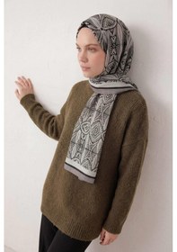 Resim Silk Home Nature Desen Gümüş 75x195 Soft Şal Çok Renkli 