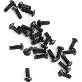 Resim Tenfowee M3 Renkli Alaşımlı Çelik Yuvarlak Başlı İç İçgenli Vida Somun Seti 250 Adet - Ev, Ofis Ve Endüstriyel Kullanım 