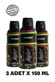 Resim Jagler Energy Erkek Edt Parfüm 90 ml & Deodorant 3*150 ml Avantajlı Set,Roll On HEDİYELİ 