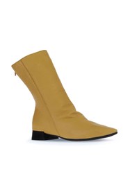 Resim Bueno Shoes Sarı Deri Kadın Topuklu Bot 01wr3011 
