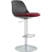 Resim Boombar Nadya Bar Sandalyesi - Bordo Deri - 9537S0102 