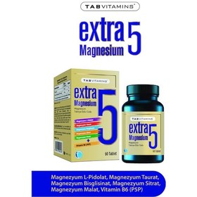 Resim Tabvitamins Extra5 Magnesium 60 Tablet 