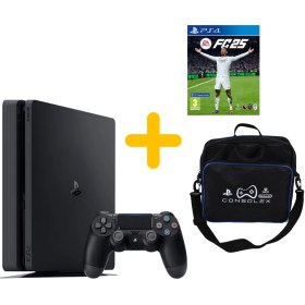 Resim Sony Playstation 4 Slim 500 Gb + FC 25 1 Adet V2 Kol - PS4 (yenilenmis) 