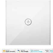 Resim Meross Wi-Fi Apple HomeKit Google Assistant ve Alexa Uyumlu Çift Yönlü Dokunmatik Akıllı Duvar Anahtarı-MSS550 