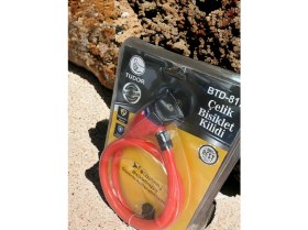 Resim Renk Yapı Rüyası Bisiklet Kiliti, Çelik Halat Kilit, Sağlam Gövde, Extra Güvenlik 