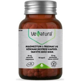 Resim Venatura Magnezyum L-Treonat ve Köknar Eki 90 Kapsül 