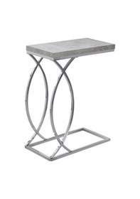 Resim Şemi Paslanmaz Metal Yan Sehpa 